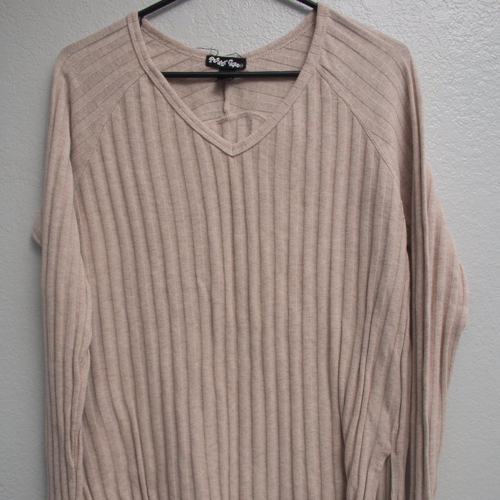 Planet Gold Vneck Sweater